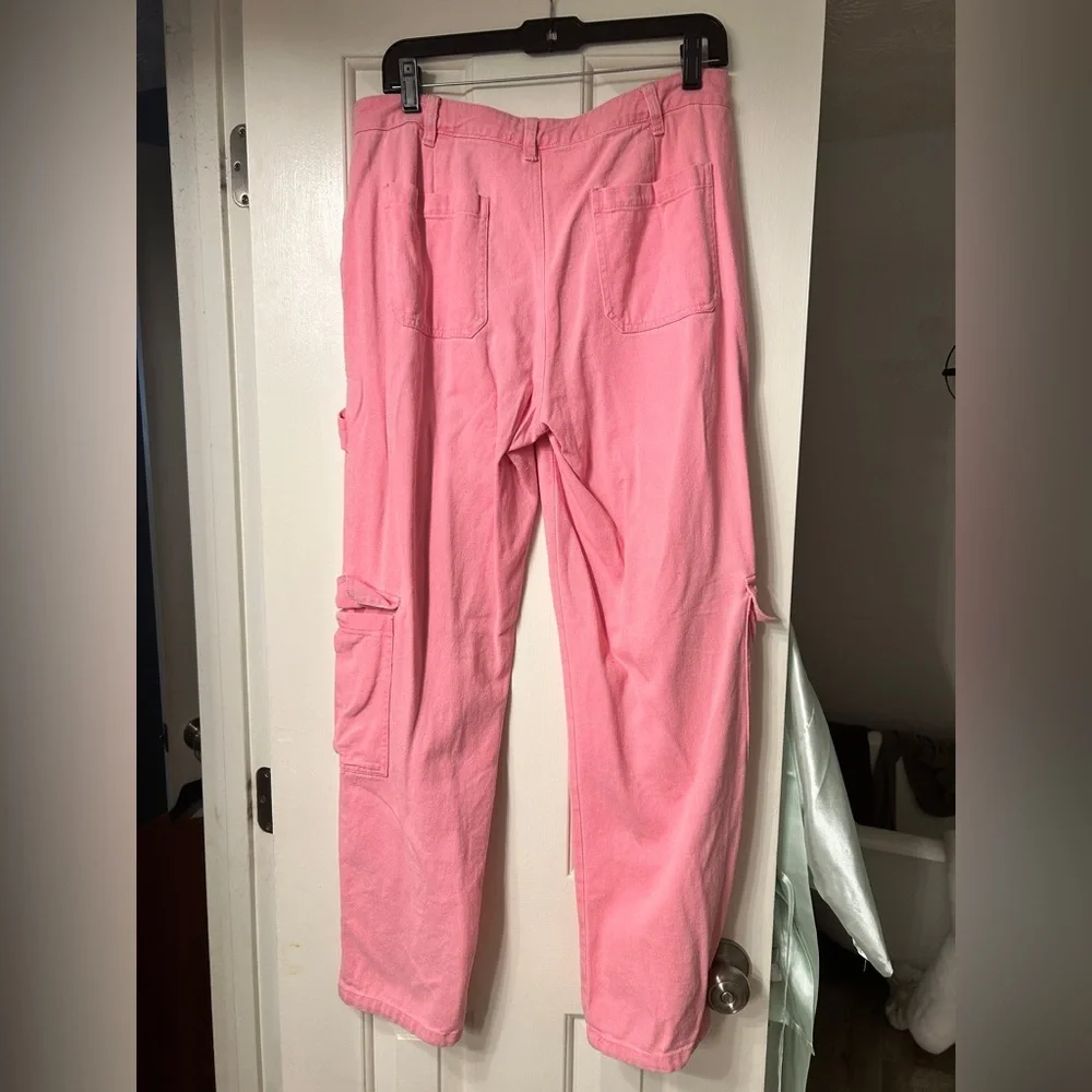 Baevely Pink Cargo Pants from Vici in Size Large - Picture 4 of 7